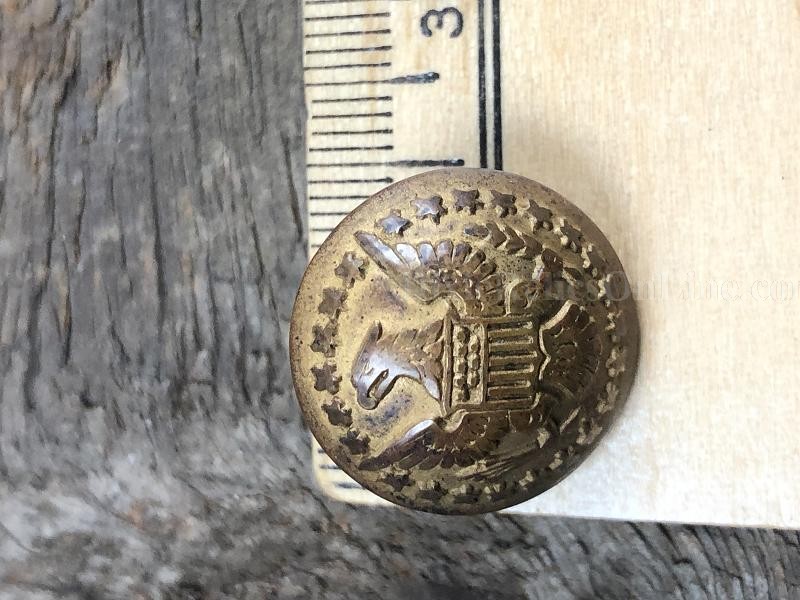 SCARCE INDIAN WAR ERA US DIPLOMAT EAGLE WITH STARS COAT BUTTON