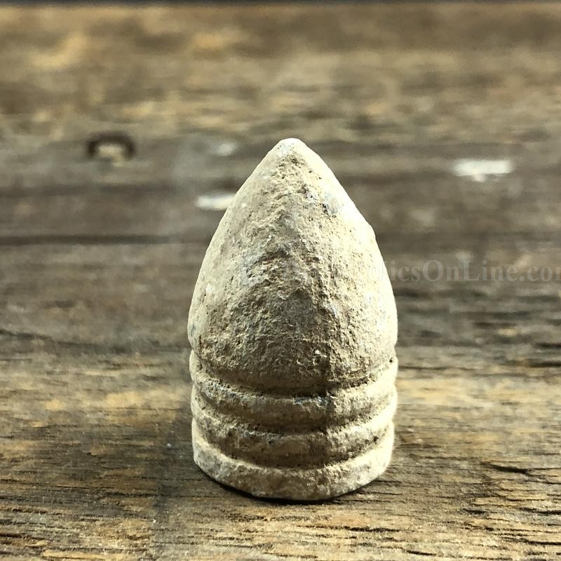 RARE 72 CALIBER CIVIL WAR THREE RING BULLET PLUG BASE CAVITY