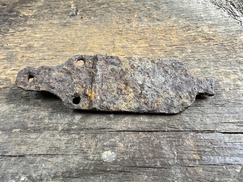 DUG CIVIL WAR ERA RIFLE PATCHBOX BY BILL ADAMS