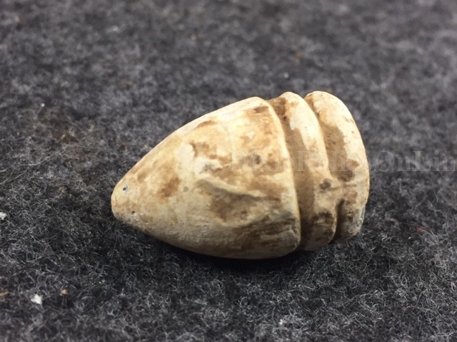 Rare 69 Cal. Two Ring Musketoon Bullet with Teat Cavity