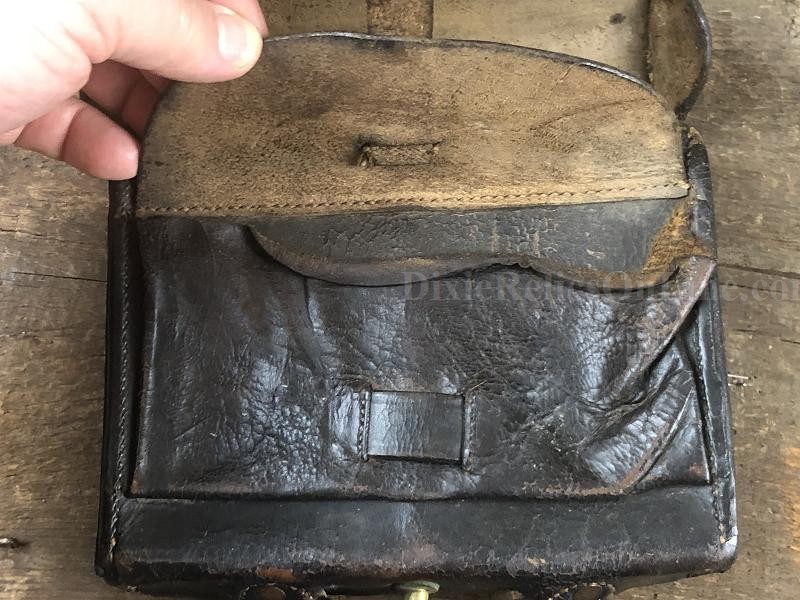 CIVIL WAR US CARTRIDGE BOX MFG BY DINGEE NEW YORK