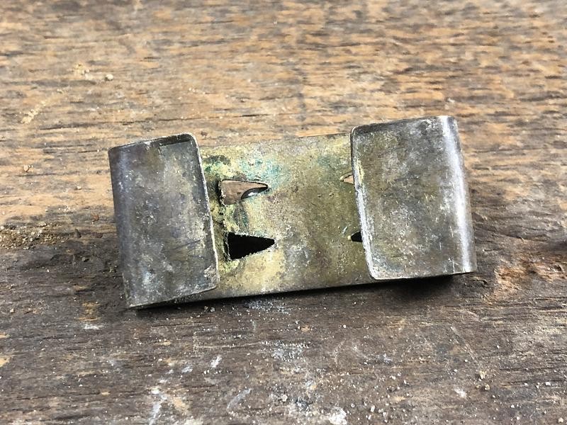 Civil War US Enlistedmans Brass Belt Keeper in Nice Condition Non Dug