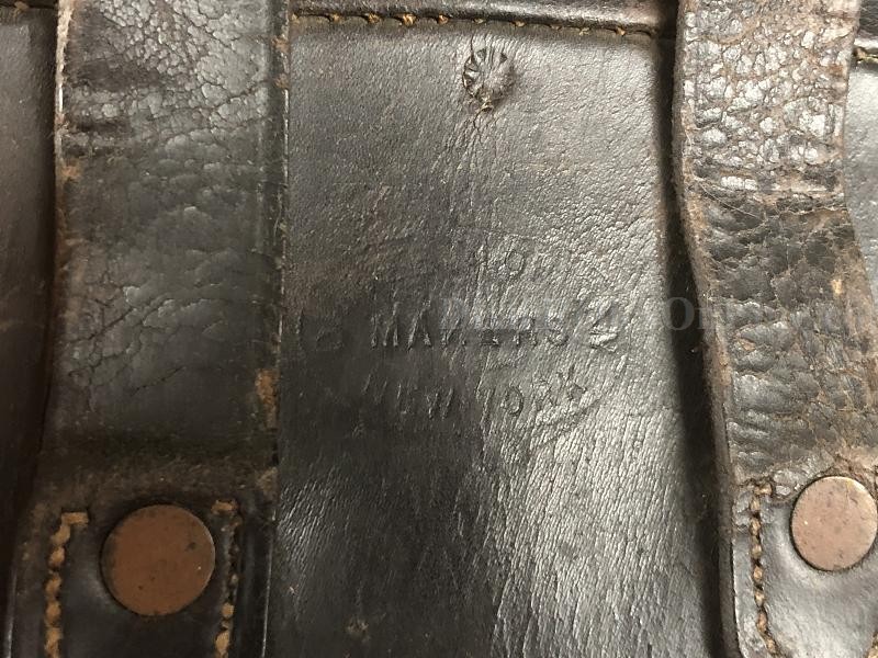 CIVIL WAR US CARTRIDGE BOX MFG BY DINGEE NEW YORK