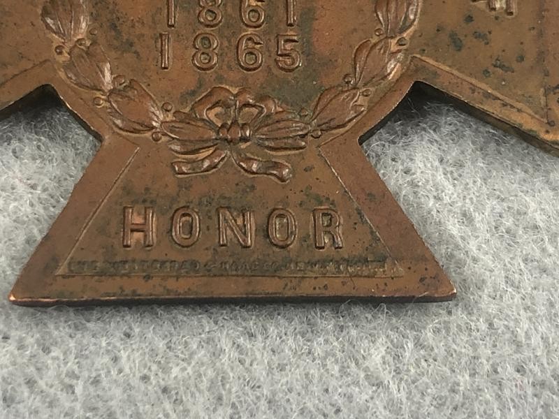 Southern Cross of Honor presented by United Daughters of the Confederacy