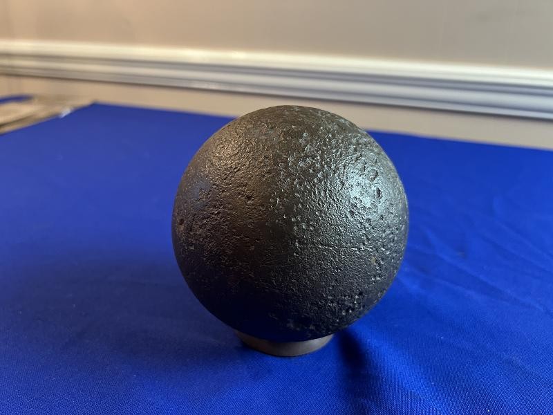 CIVIL WAR 12LB SOLID SHOT CANNONBALL