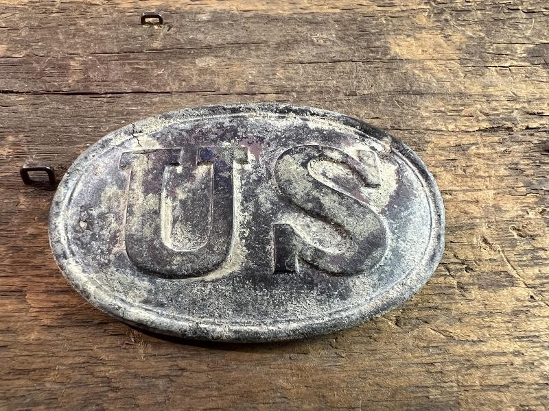 Dug US Enlisted Man’s Accoutrement Belt Plate ca. 1863-1865