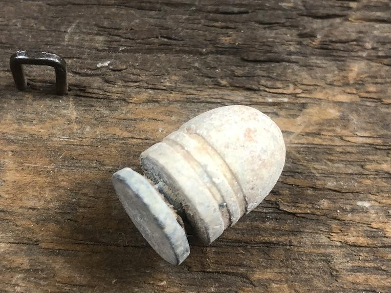 CIVIL WAR DUG US TYPE 3 WILLIAMS CLEANER BULLET RECOVERED PEACHTREE CREEK GA