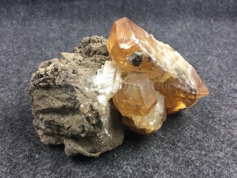 Stellar Beam Golden Honey Calcite 5.5” 1.9” Lbs Self Standing Mineral Rock