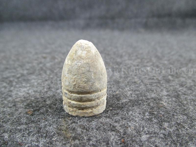Dug Civil War 69 Caliber Three Ring Cone Cavity Bullet Shiloh Tn