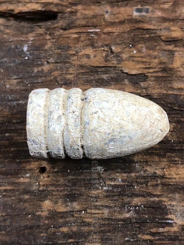 DUG CIVIL WAR CONFEDERATE .53 CAL MISSISSIPPI RIFLE THREE BULLET