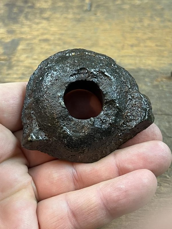 NICE CIVIL WAR FUSE HOLE ARTILLERY SHELL FRAG