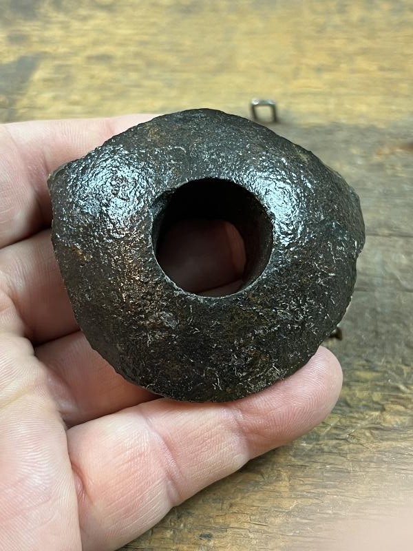 NICE CIVIL WAR FUSE HOLE ARTILLERY SHELL FRAG