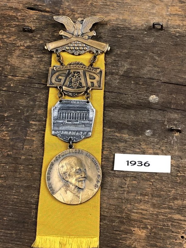 Civil War GAR Medal Badge 1936 Washington DC National Encampment Medal
