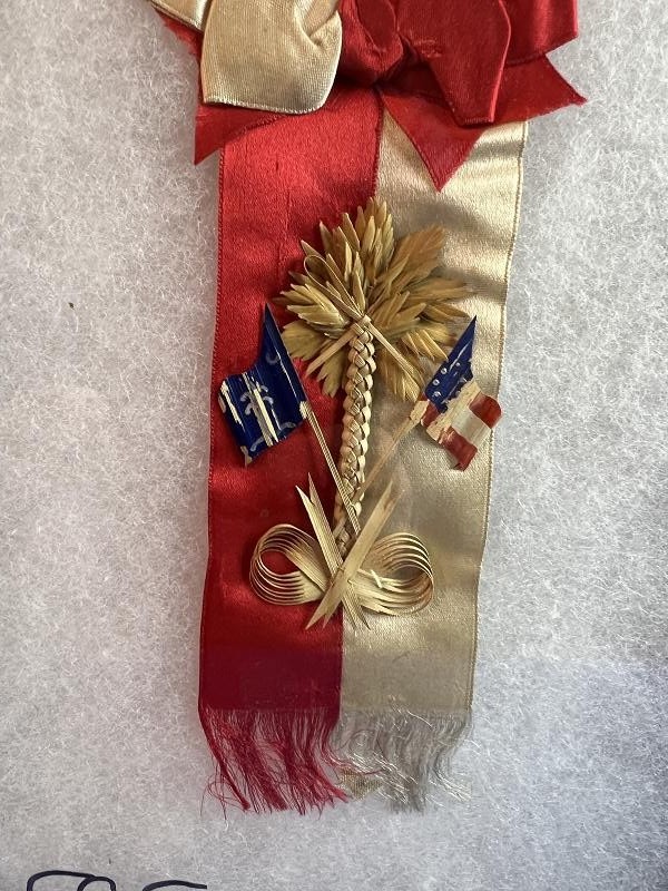 CONFEDERATE SOUTH CAROLINA VETERAN PALMETTO RIBBON
