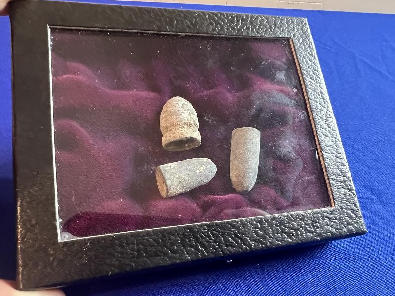 Three Dug Confederate Bullets from the Wishing Well Savannah GA