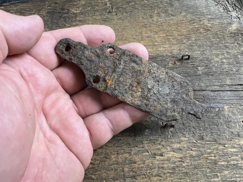 DUG CIVIL WAR ERA RIFLE PATCHBOX BY BILL ADAMS