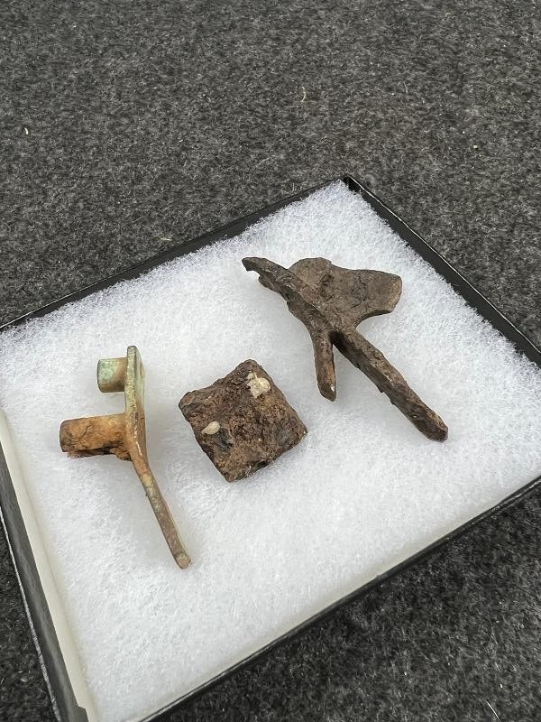 EXCAVATED CIVIL WAR SPRINGFIELD GUN PARTS