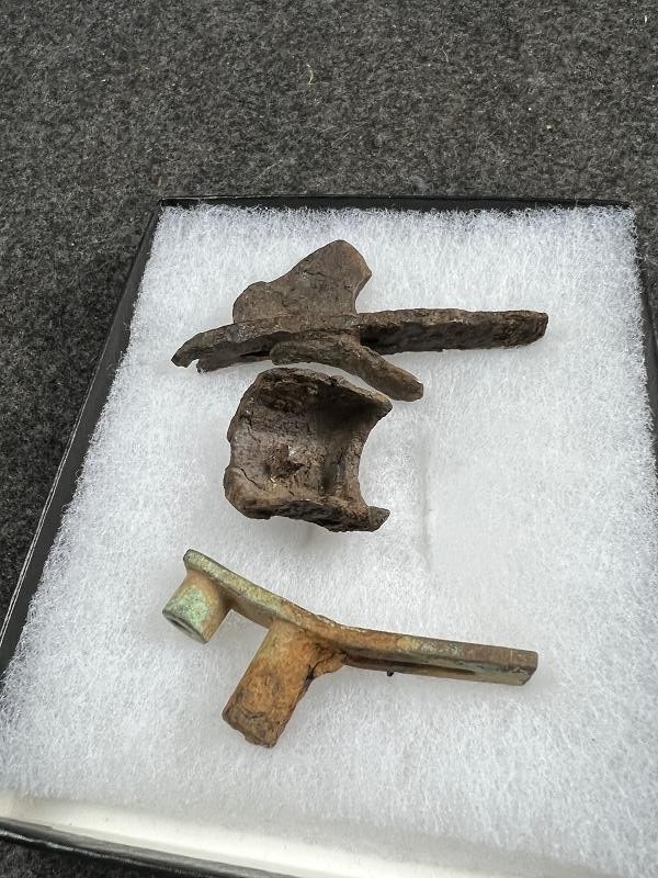 EXCAVATED CIVIL WAR SPRINGFIELD GUN PARTS