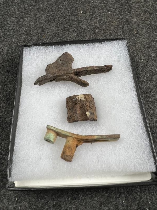 EXCAVATED CIVIL WAR SPRINGFIELD GUN PARTS