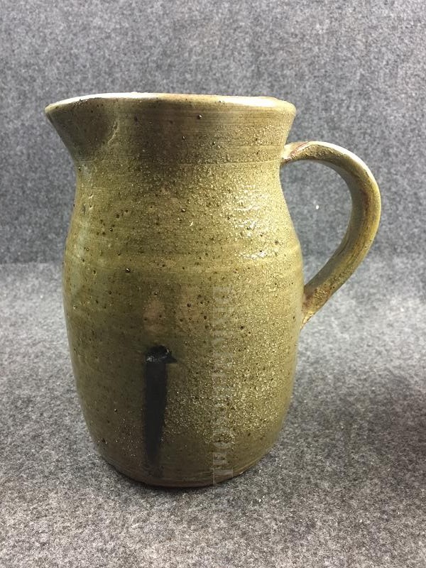 Jack Jesse Meaders Dogwood Folk Art Pottery Pitcher Jug White County, Georgia 7”