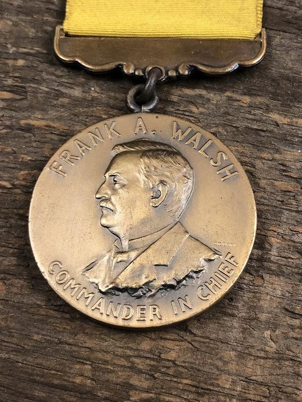 CIVIL WAR GAR 61ST NATIONAL ENCAMPMENT 1927 MICHIGAN BADGE MEDAL