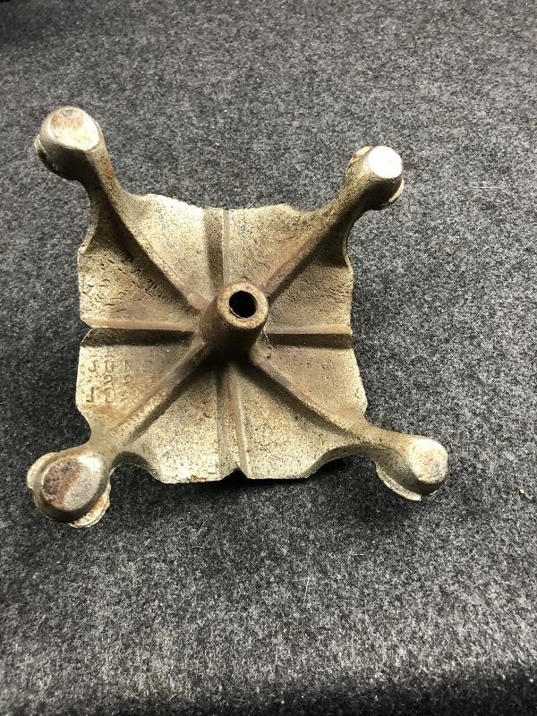 Antique US WRC Women's Relief Group Auxiliary to GAR Iron Flag Pole Holder