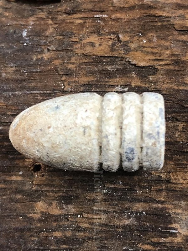 DUG CIVIL WAR CONFEDERATE .53 CAL MISSISSIPPI RIFLE THREE BULLET