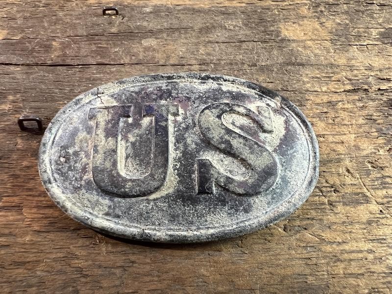 Dug US Enlisted Man’s Accoutrement Belt Plate ca. 1863-1865
