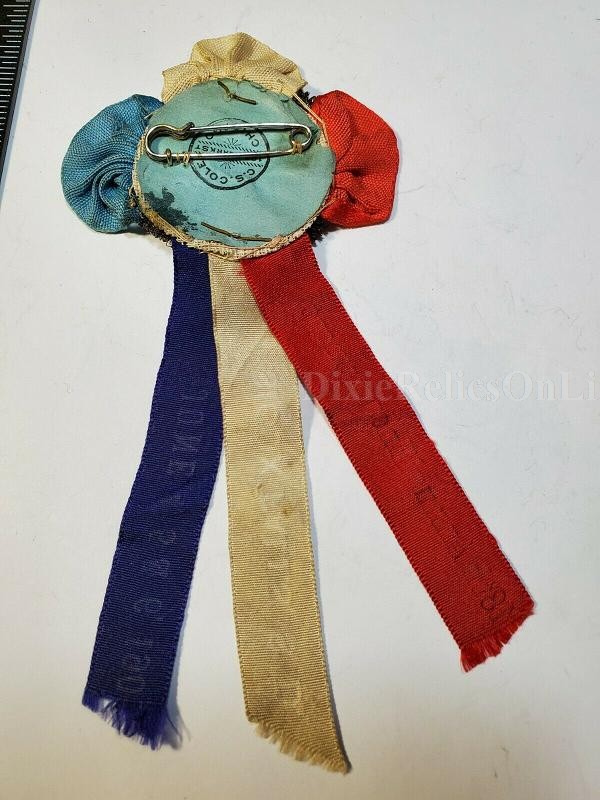 1901 GAR RIBBON BADGE GRAND ARMY OF THE REPUBLIC 18TH ANNUAL ENCAMPMENT SIOUX FALLS S.D.