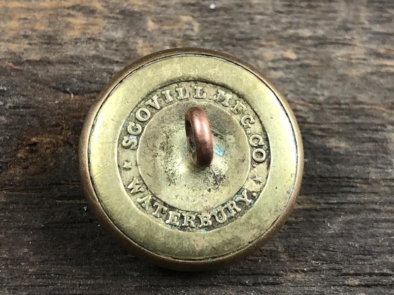 Confederate Virginia State Seal Coat Button 1850's RMDC Backmark
