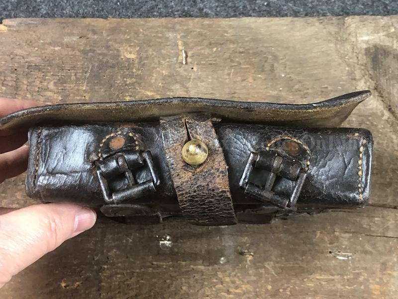 CIVIL WAR US CARTRIDGE BOX MFG BY DINGEE NEW YORK