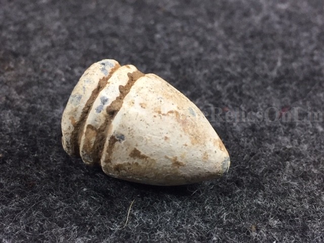 Rare 69 Cal. Two Ring Musketoon Bullet with Teat Cavity
