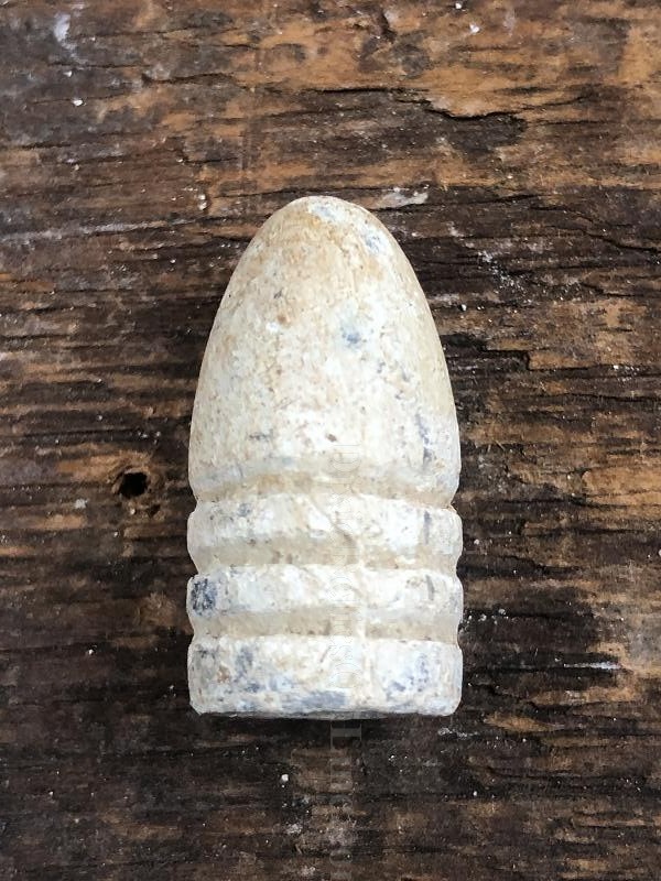DUG CIVIL WAR CONFEDERATE .53 CAL MISSISSIPPI RIFLE THREE BULLET