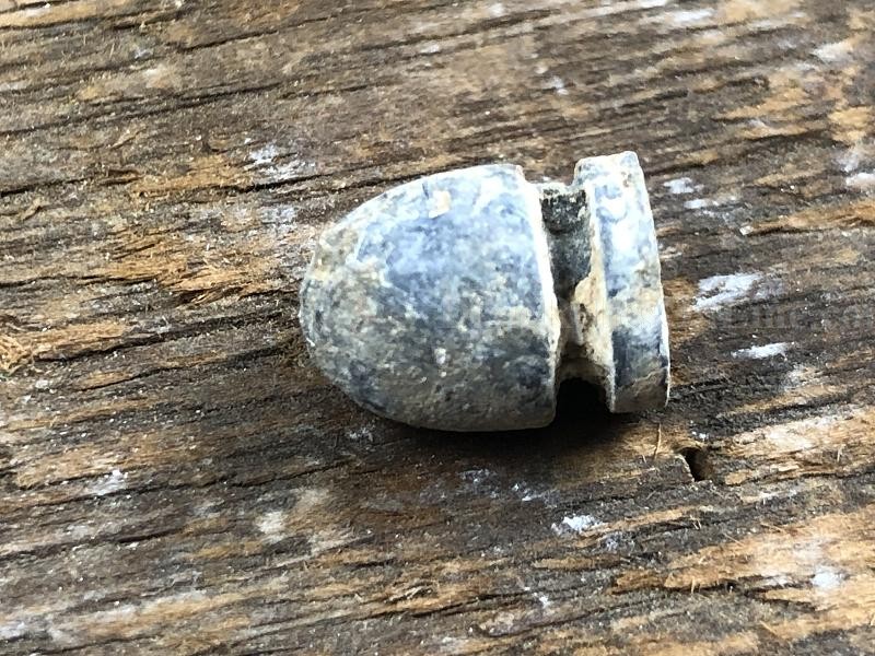 Rare Dug Dropped Civil War Confederate .44 Cal Tranter Revolver Bullet