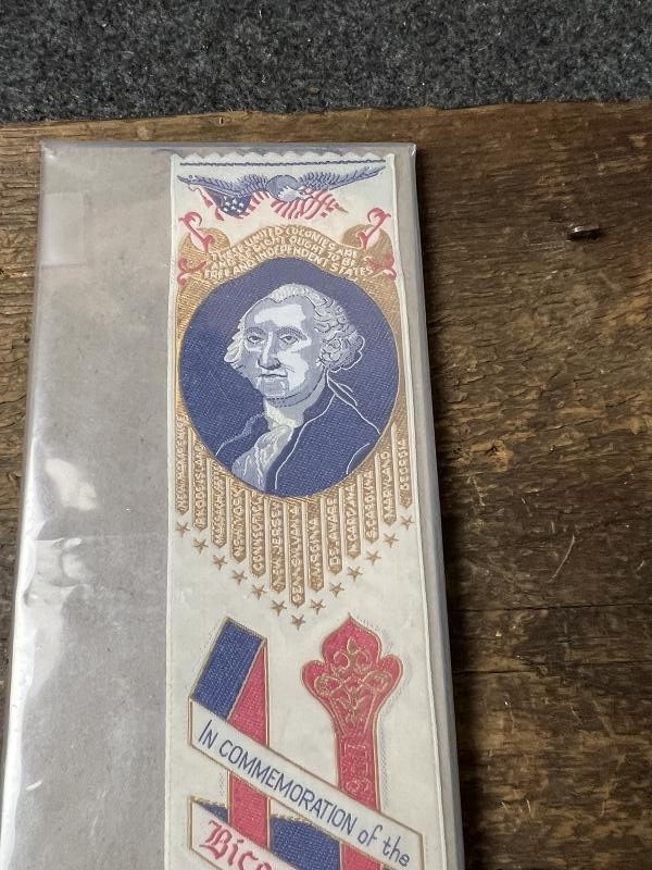 RARE GEORGE WASHINGTON BICENTENNIAL 1976 RIBBON EXCELLENT