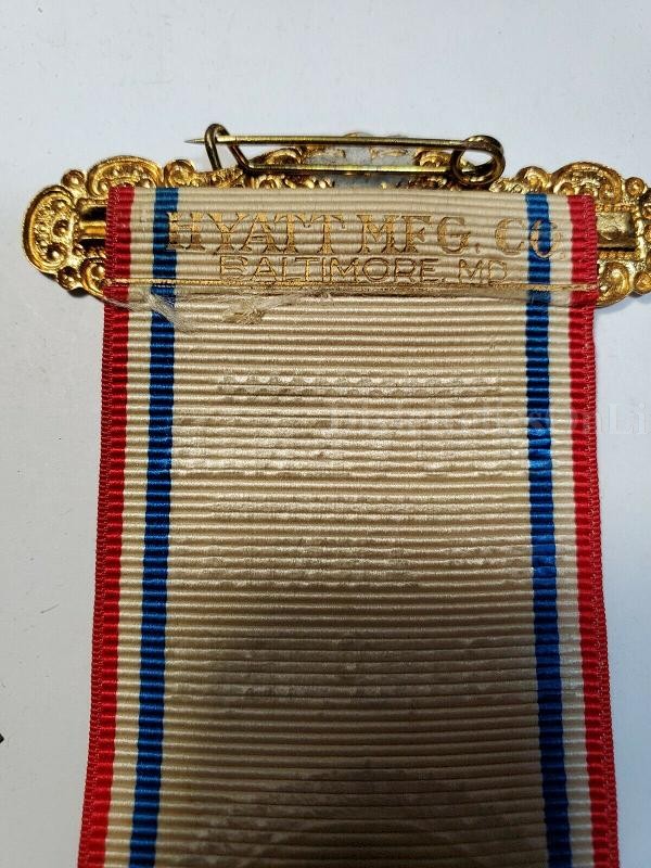 1906 GAR RIBBON BADGE GRAND ARMY OF THE REPUBLIC 25TH ANNUAL ENCAMPMENT ,UTAH,SALT LAKE CITY