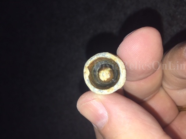 Rare 69 Cal. Two Ring Musketoon Bullet with Teat Cavity