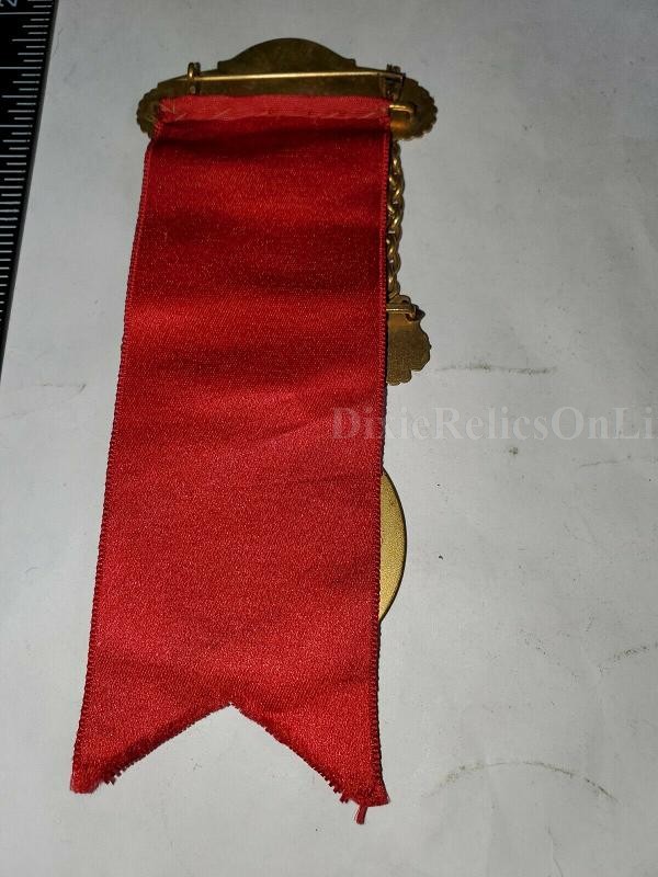 Grand Army of the Republic Medal Ribbon Token G.A.R. MASSACHUSETTS 1892 WASHINGTON