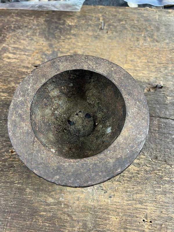 Civil War Half Boreman Shell MARKED 18.2 Charleston SC Tom Dickeys collection