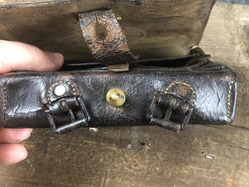 CIVIL WAR US CARTRIDGE BOX MFG BY DINGEE NEW YORK