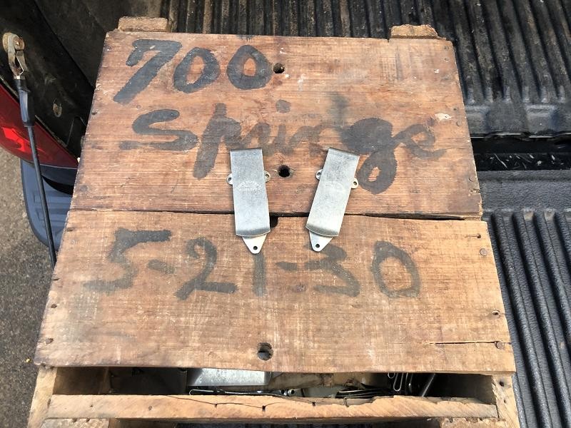 ONE RARE LOUIS HOFFMAN SPRING STEEL BELT CLIP MARKED VICKSBURG MISSISSIPPI