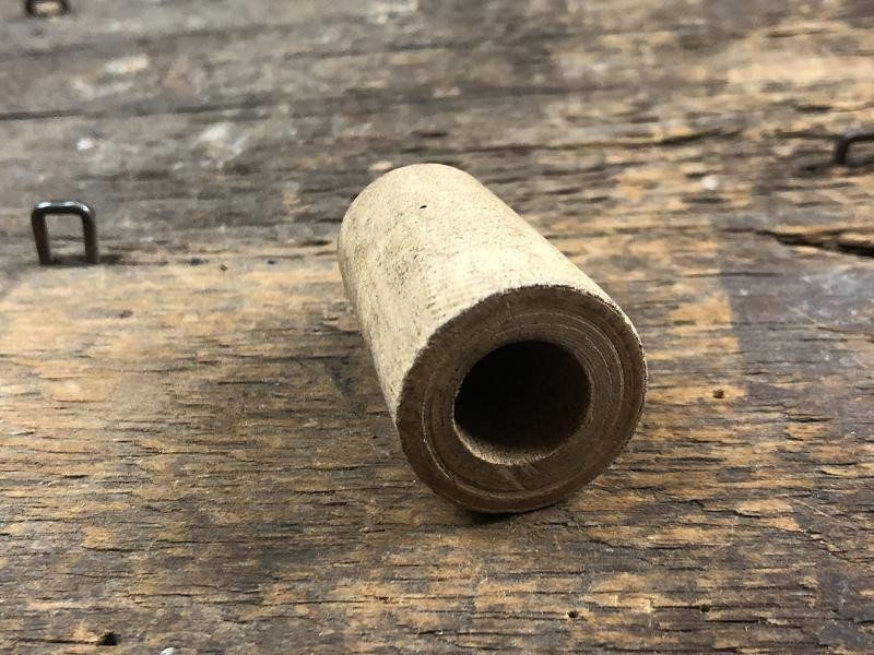 Civil War Wood Fuse Adapter Holder for an Artillery Cannon Ball