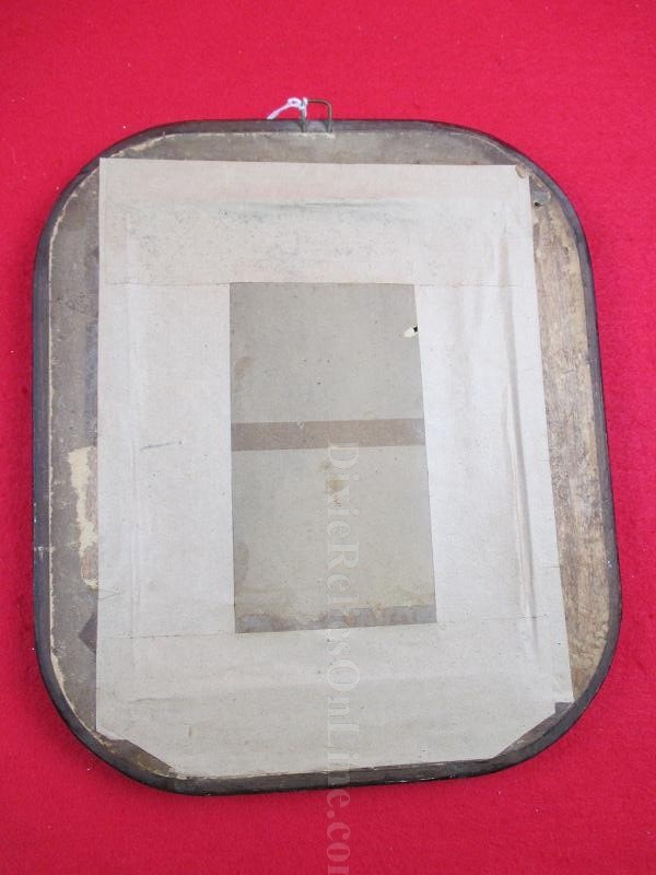 WWI Era German Officer Albumen Photo In Nice Wood Glass Frame