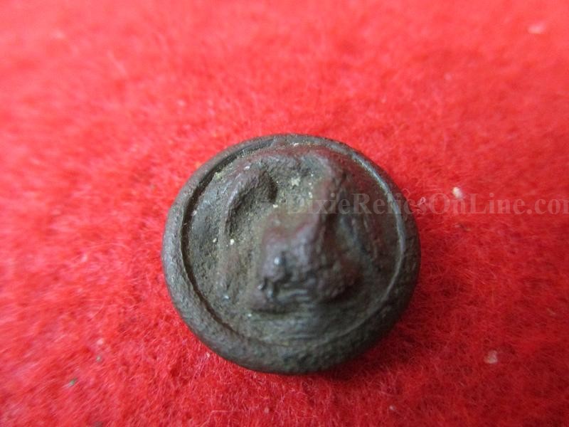 Confederate Officer Cuff Button Chambersburg PA CS 278As1
