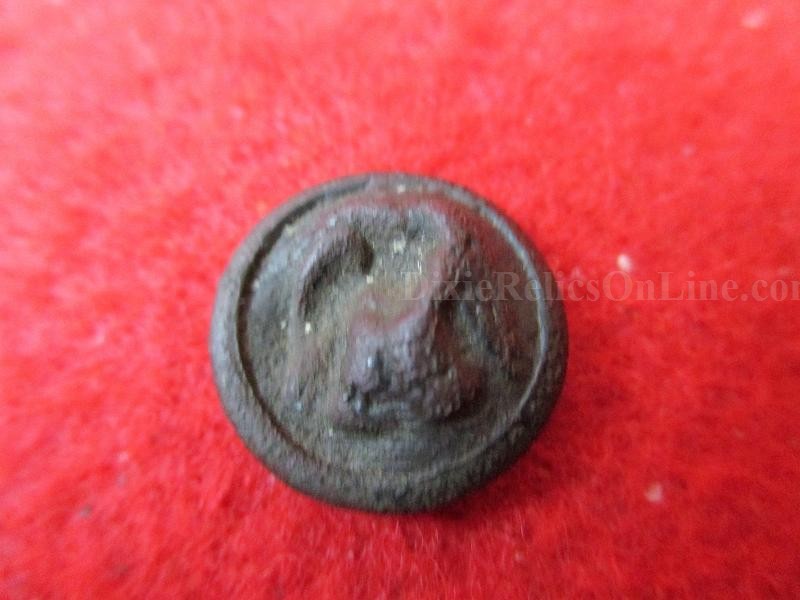 Confederate Officer Cuff Button Chambersburg PA CS 278As1