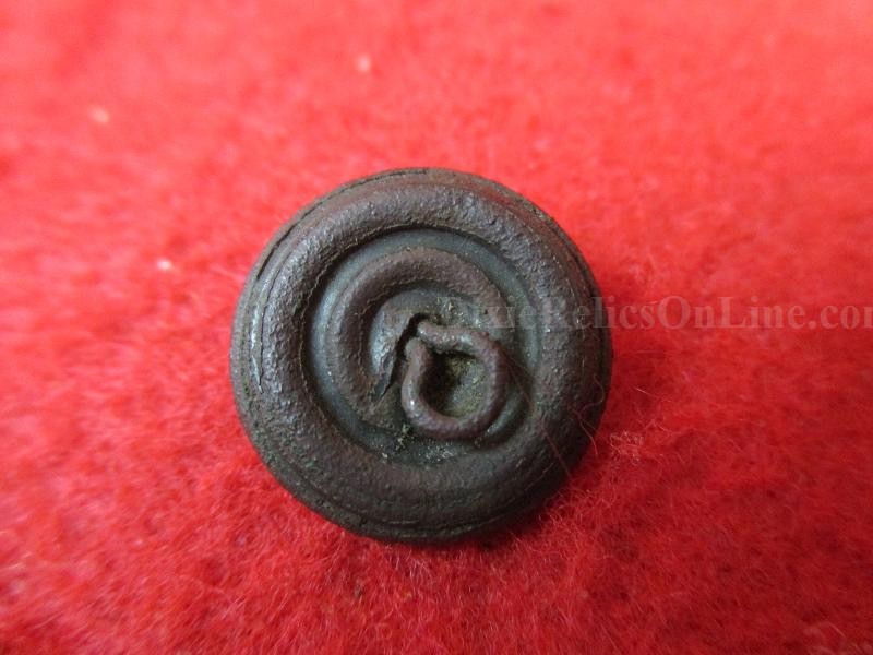 Confederate Officer Cuff Button Chambersburg PA CS 278As1