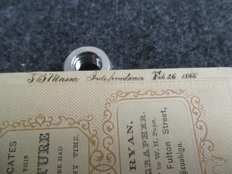Civil War Era CDV of US Navy ID S.B. Massa Served on USS Independence
