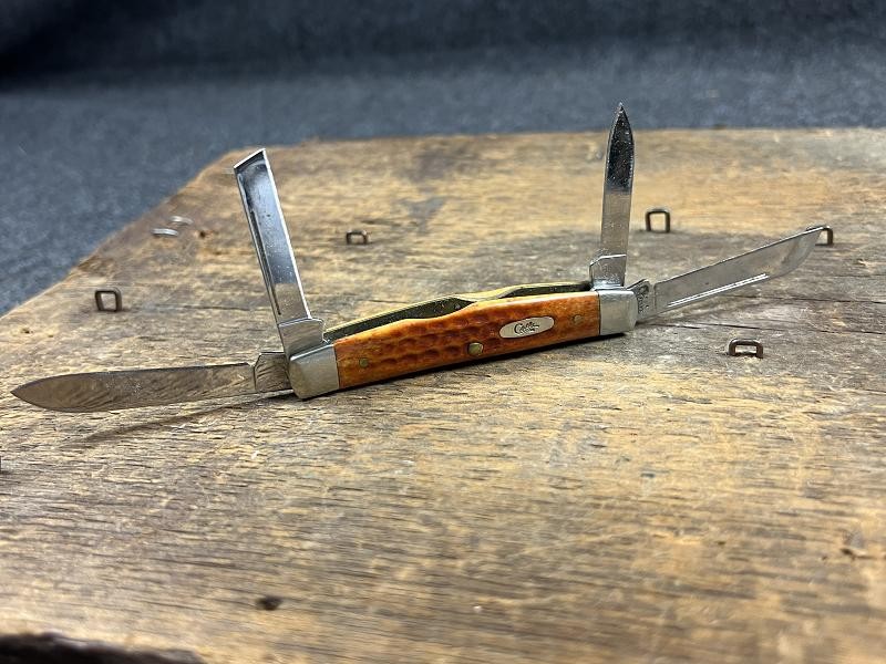 CASE XX USA 64052 Congress Bone Pocket Knife