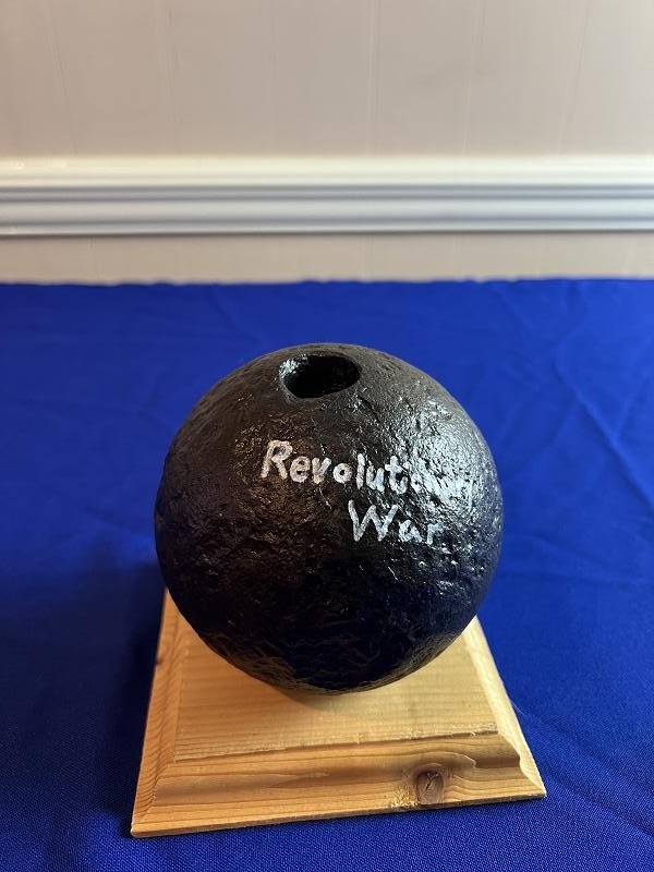 RARE REVOLUTIONARY WAR 12LB ARTILLERY SHELL CANNONBALL