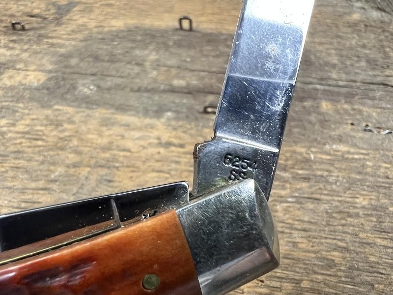 Case XX Stainless USA 1990s 6254 SSP Stainless Trapper Knife